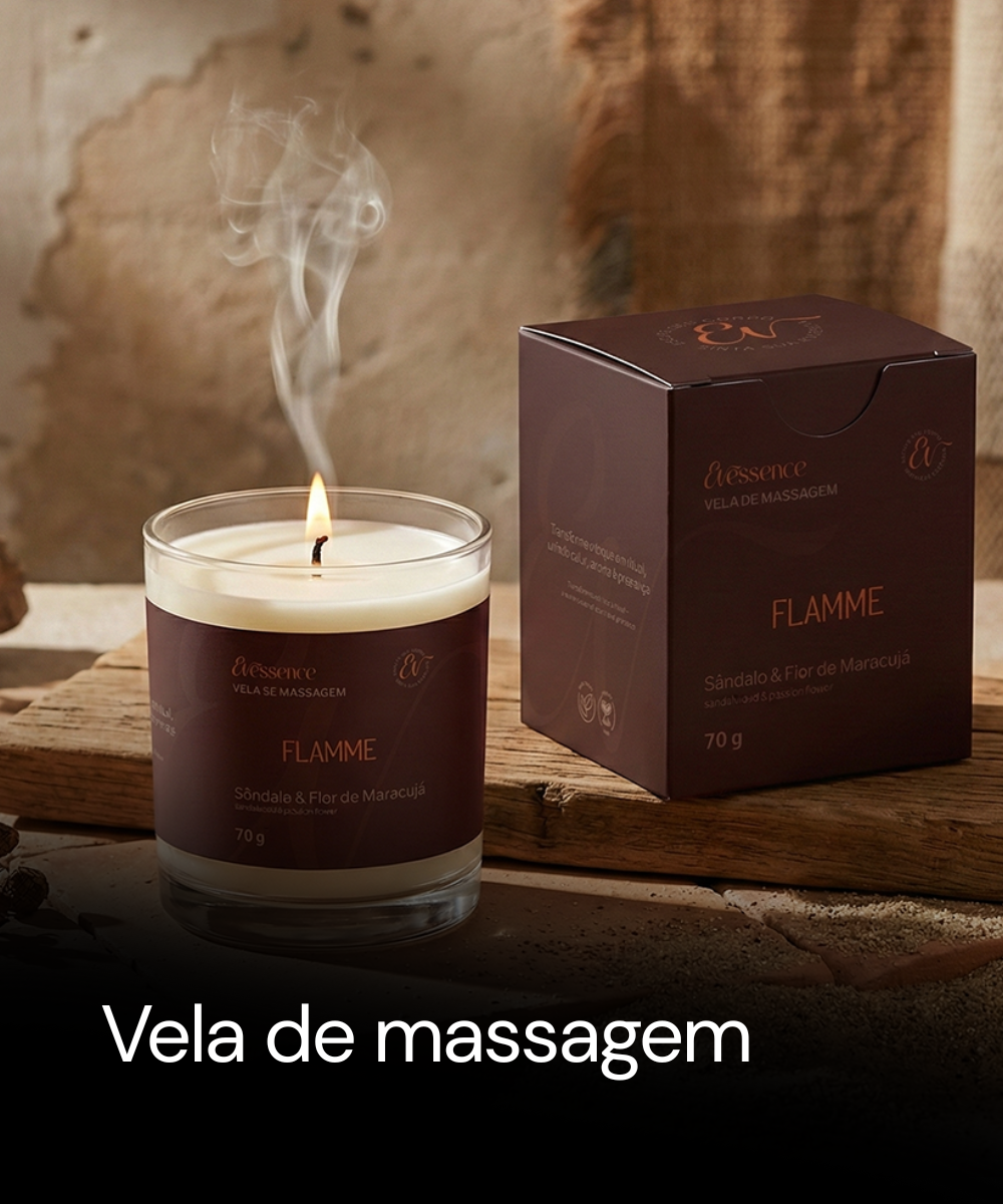 Vela de massagem