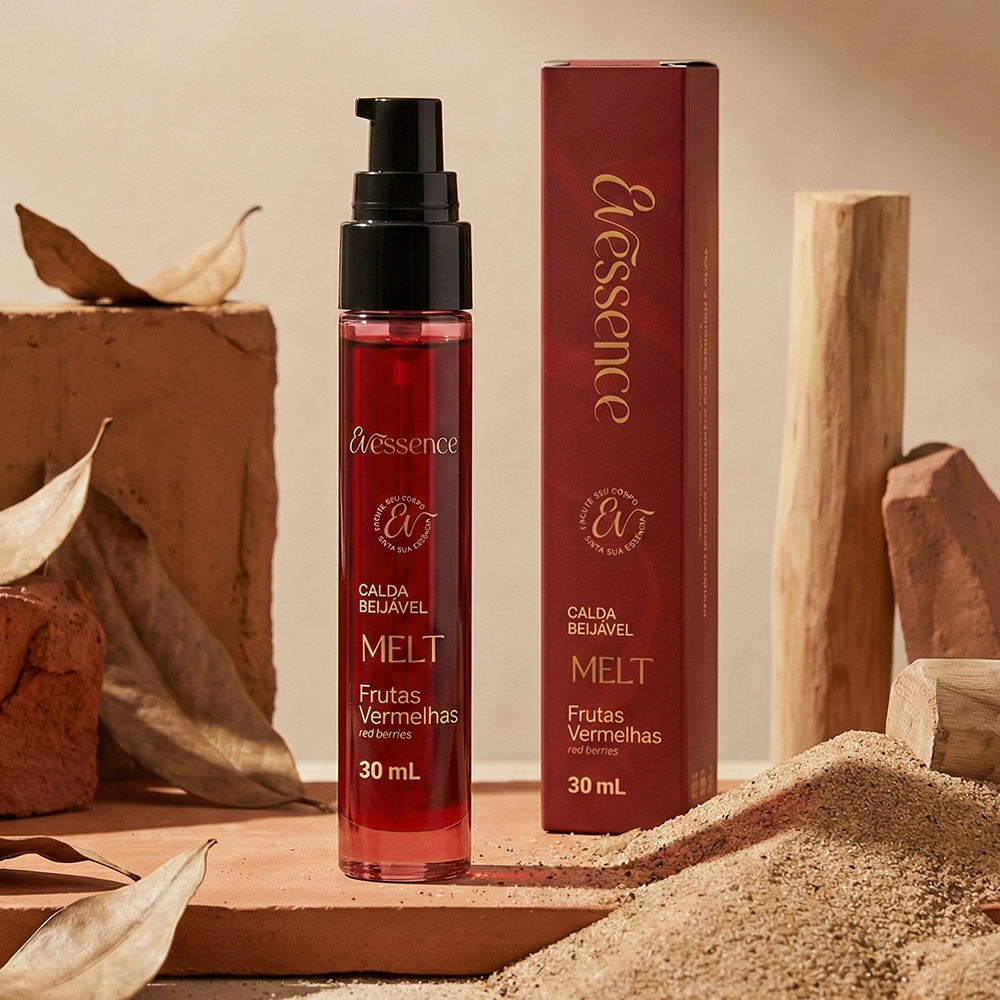 Calda Beijável Melt (Frutas vermelhas) - Evessence